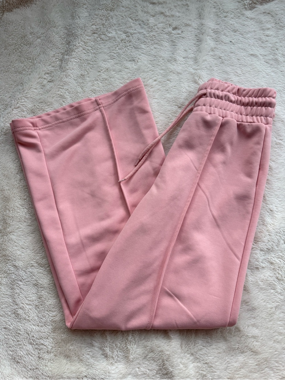 SHEIN Pink Wide Leg Jogger Pants